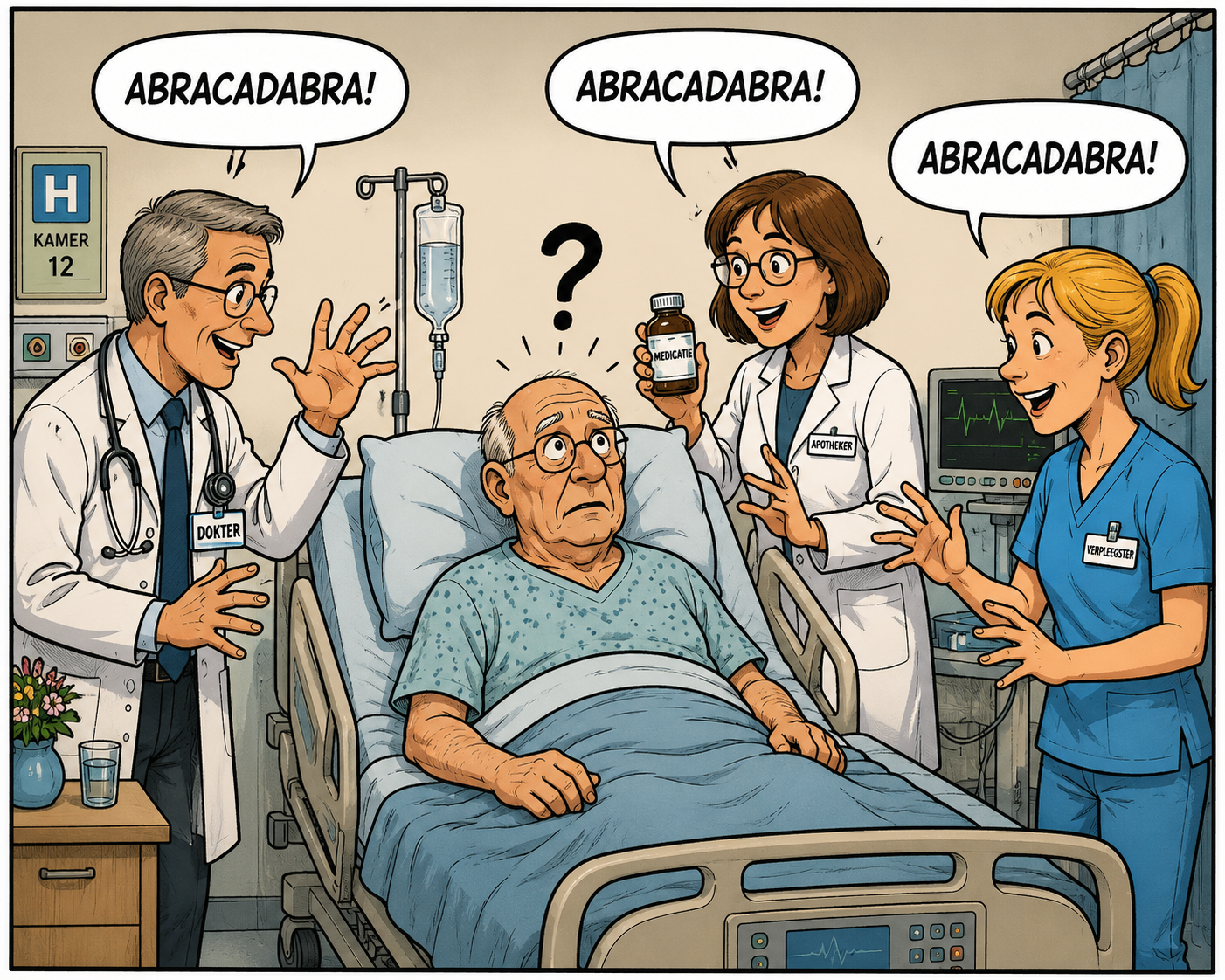 patient in bed